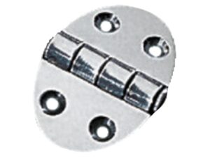 Charnière ovale 35×51 mm