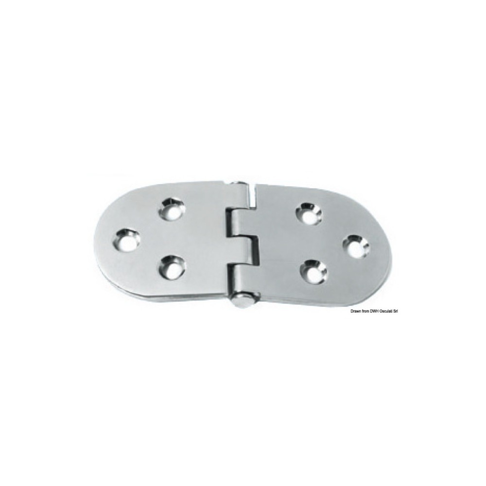 Charnière renversé heavy duty 130x60 mm