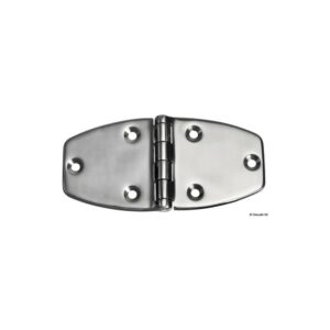 Charnière AISI316 trapézoïdale 153x75x3,6mm
