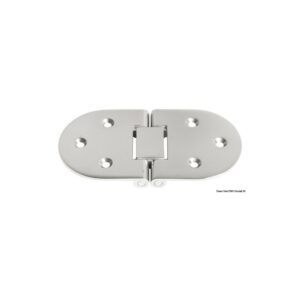 Charnière rotation180° avec trous 140x70 mm