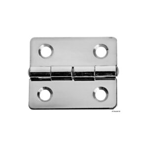Charnière inox poli miroir 101x38 mm