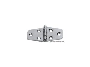 Charnière inox 51,5x27 mm