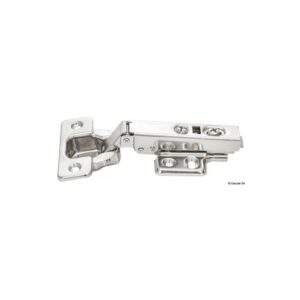Charnière inox avec amortisseur en ABS