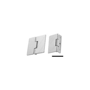 Charnière laiton chromé fixation goujons 65x55 mm