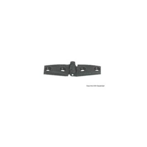 Charnière nylon reinforcé noir 82x26 mm