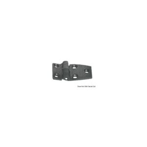 Charnière nylon reinforcé noir 54x38 mm
