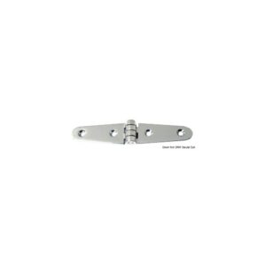 Charnière inox poli miroir aile long 152x29 mm