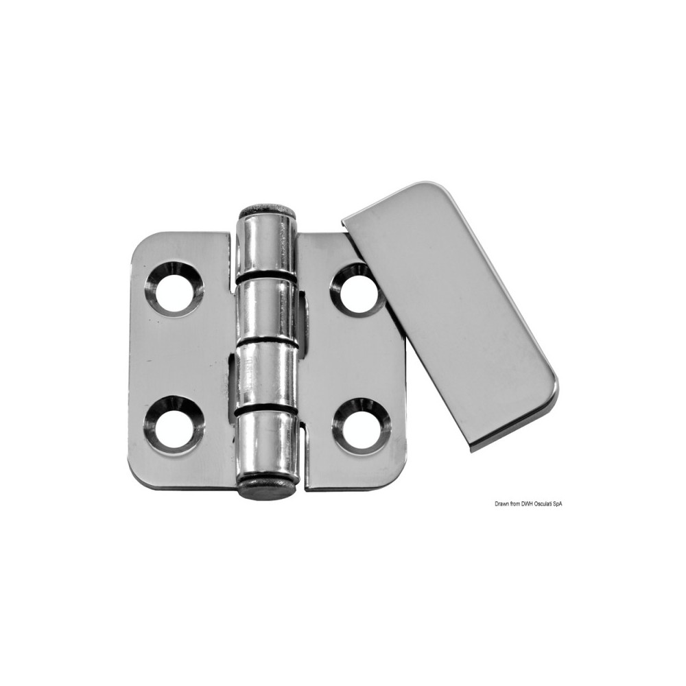 Masque inox AISI316 1 pcs. pour 1/2 charnière