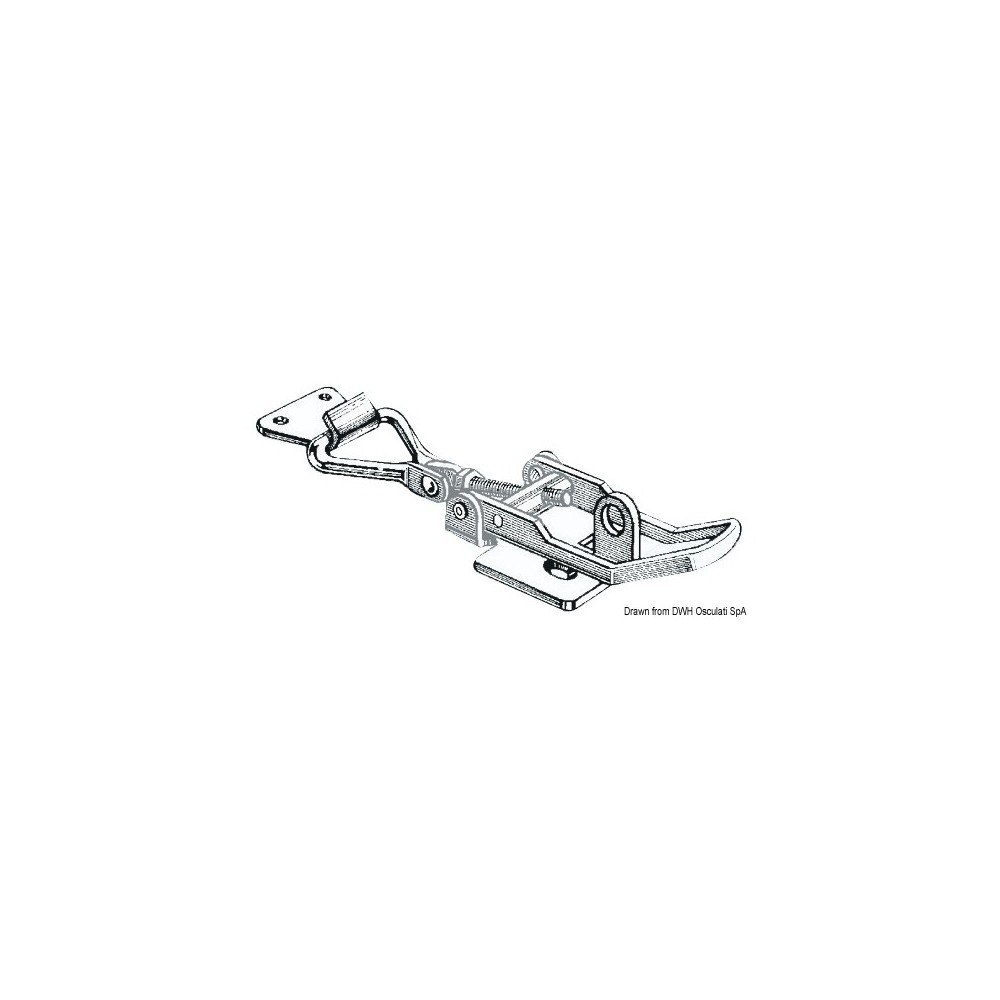 Fermeture levier inox 123-137 mm – Image 3