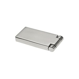 Charnière à encastrer AISI316 poli miroir Inox AISI 316 75×35 mm