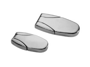 Charnière AISI316 poli miroir 70x36 mm Inox AISI 316