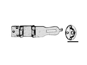 Bloque coqueron laiton chromé 140x35 mm