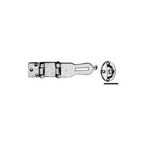 Bloque coqueron laiton chromé 140x35 mm