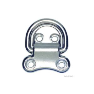 Anneau rabattable 4 trous AISI316 76x76 mm