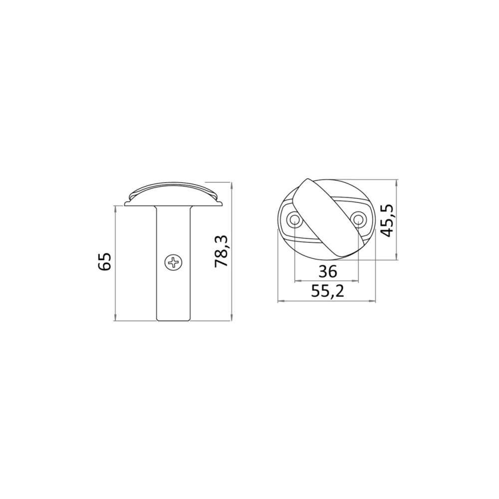 Mini bitte escamotable Dome 52 x 46 mm – Image 3