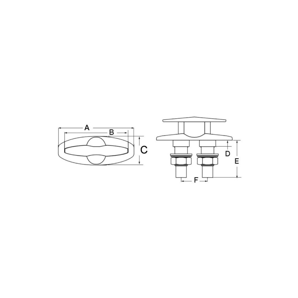 Taquet rétractab.Retract AISI316 poli miroir 134mm – Image 3