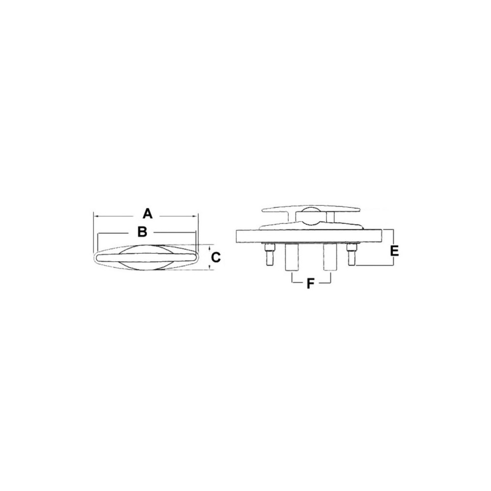 Taquet rétractab.Retract AISI316 poli miroir 220mm – Image 2