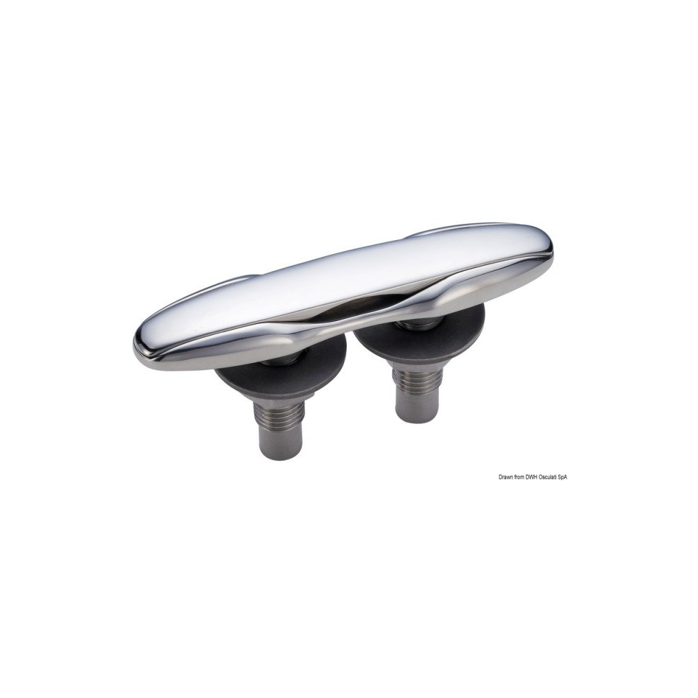 Taquet rétractable Smart AISI316 poli miroir 155mm