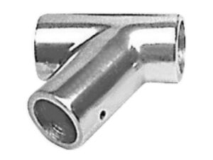 Raccord T p. balcons 60° 25 mm