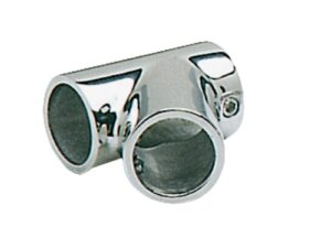 Raccord en T p. balcon 60° 22 mm