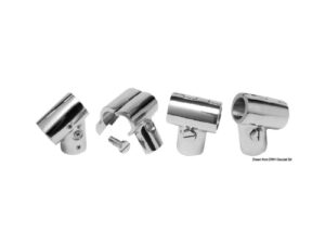 Raccord en T ouvrant 60° 22 mm