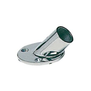 Raccord rond p. balcon 45° 22 mm