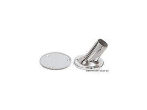 Platine ronde en tôle AISI316 60° 22 mm