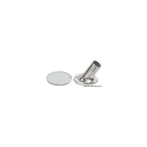 Platine ronde en tôle AISI316 60° 22 mm