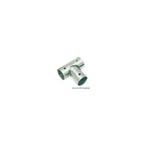 Platine en T en tôle AISI316 90° 22 mm Inox AISI 316
