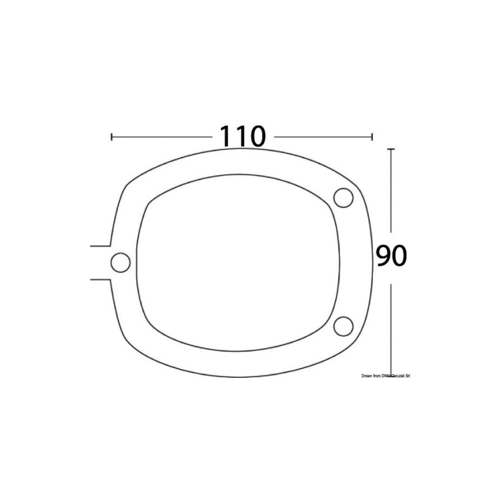 Bouchon porte-canne à encastrer PVC souple blanc – Image 2
