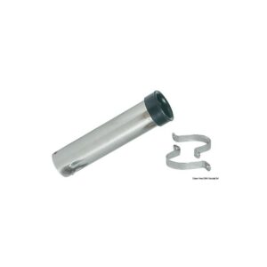 Porte-canne mural en inox 41 mm