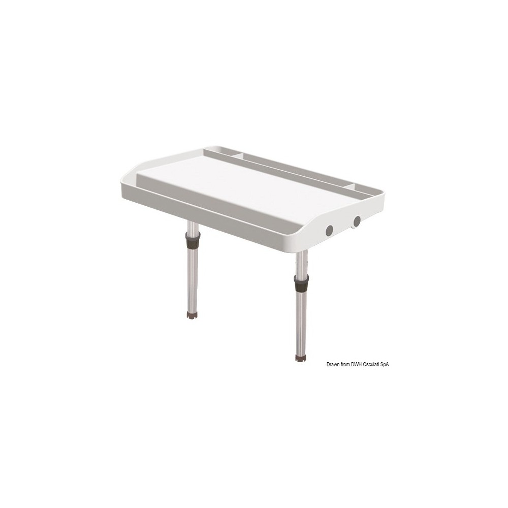 Plateau porte-appâts à encastrer 700 x 420 mm