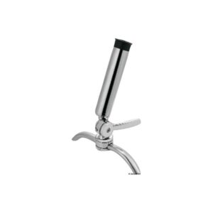 Porte-canne orientable en acier inoxydable 316 pour fixation sur tubes