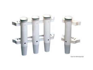 Porte-canne mural plastique blanche plastique