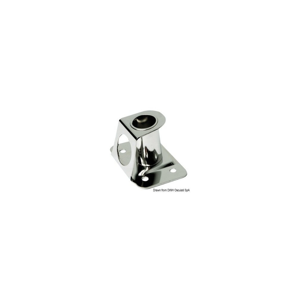 Base chandelier inox poli 4° 25 mm