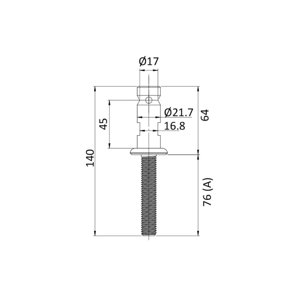 Base chandelier AISI316 25 x 1,5 mm – Image 2