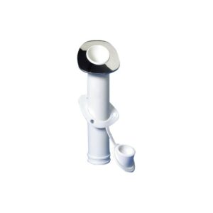 Porte-canne nylon 60° finition AISI316