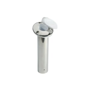 Porte-canne encastr. inox 90°