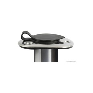 Porte-canne à encastrer inox 42 mm 90°