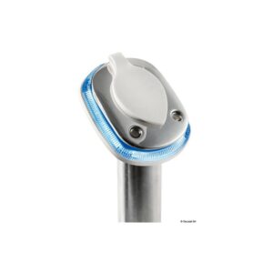 Base avec LED pour porte cannes-à-pêches