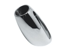 Pied balcon tronconique ovale AISI316 60° 25 mm