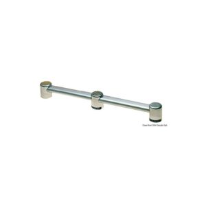 Main-courante passant oval en aluminium Aluminium 40×20 mm