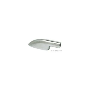 Support main-courante terminal laiton chromé 22 mm