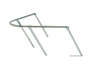 Balcon de poupe inox 2-pièces 35x40x45 cm