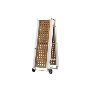 Passerelle pliante caillebotis en teck
