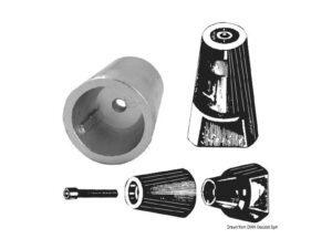 Ogive axe avec aluminium intechangeable 20 mm Aluminium
