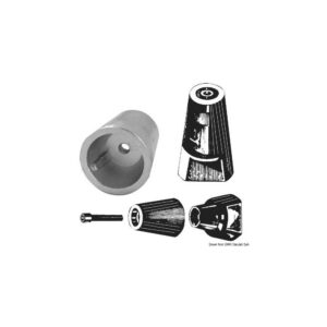 Ogive axe avec aluminium intechangeable 20 mm Aluminium