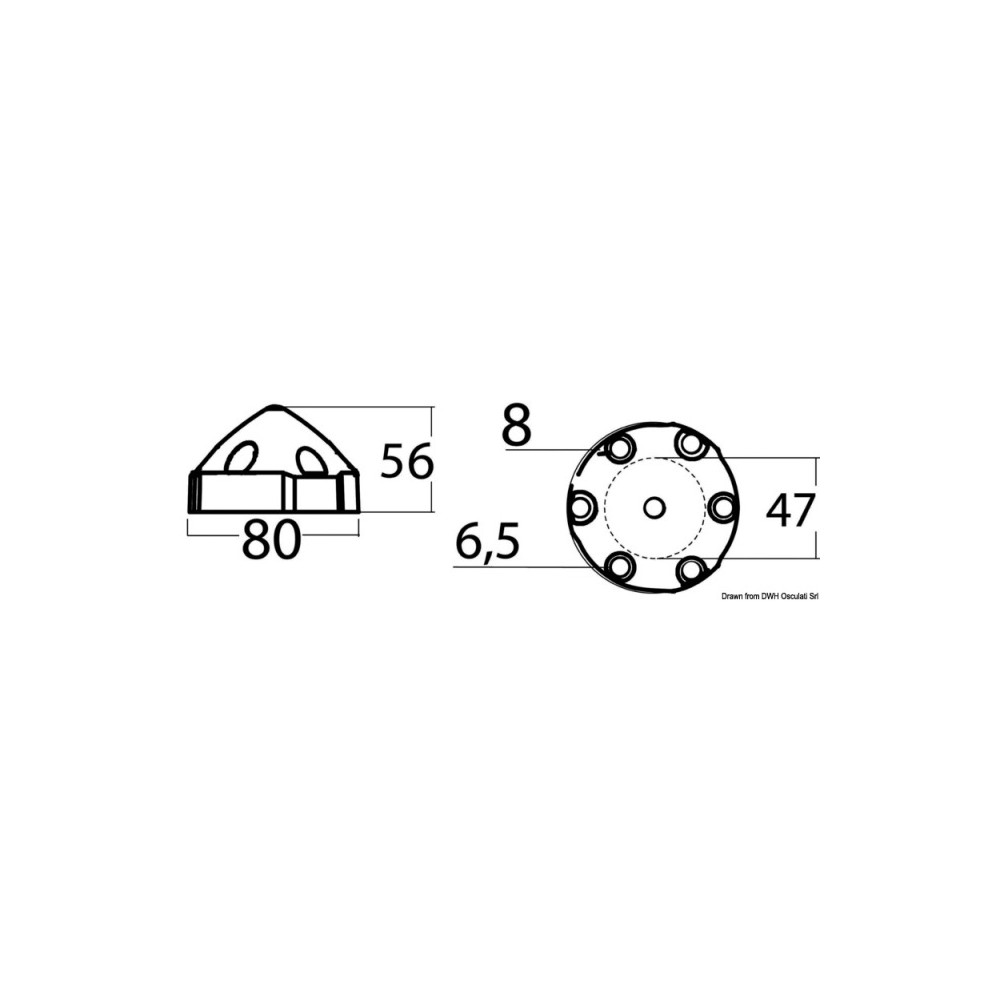 Anode compatibles avec les hélices Max-Prop 35/45 mm – Image 2