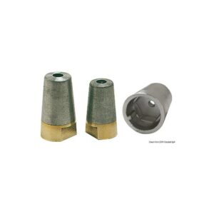 Ecrou avec anode aluminium Radice 20/22/25mm Aluminium