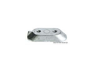 Anode en U magnésium p. Yamaha 4/70 HP